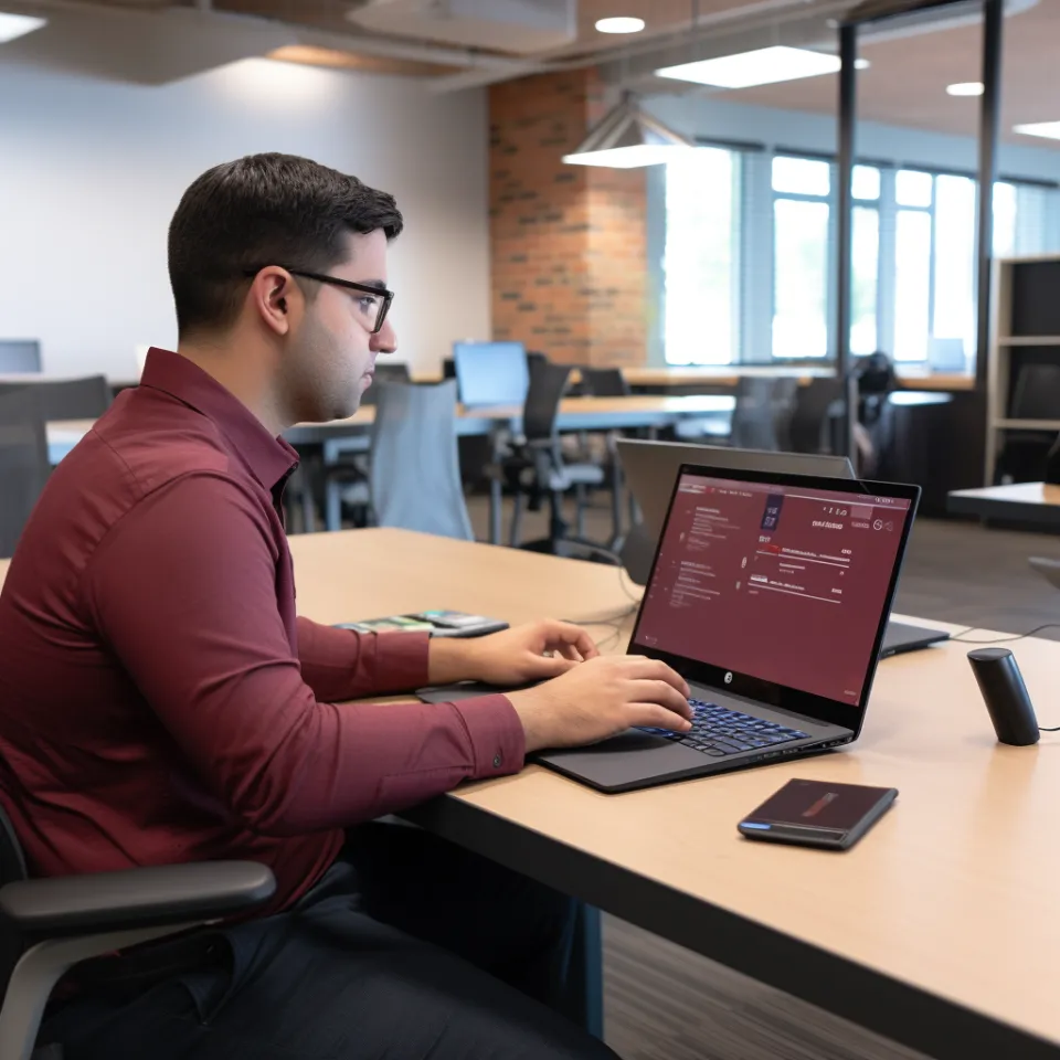 Miguel Oliveira apresentando projeto